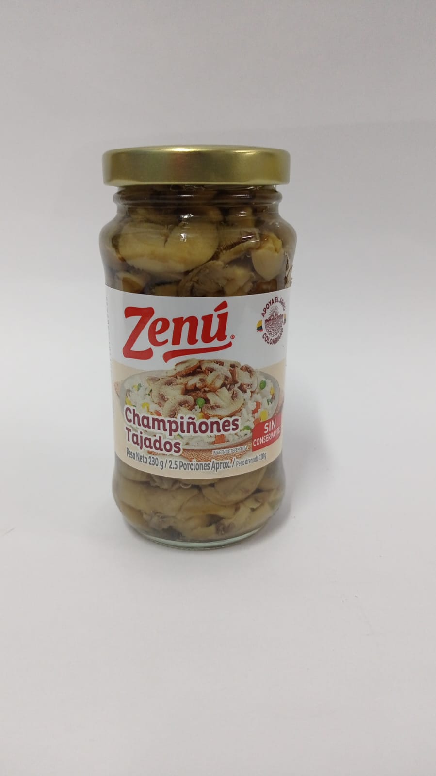 CHAMPIÑONES TAJADOS ZENU X 230 G