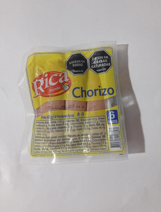 CHORIZO RICA X 400