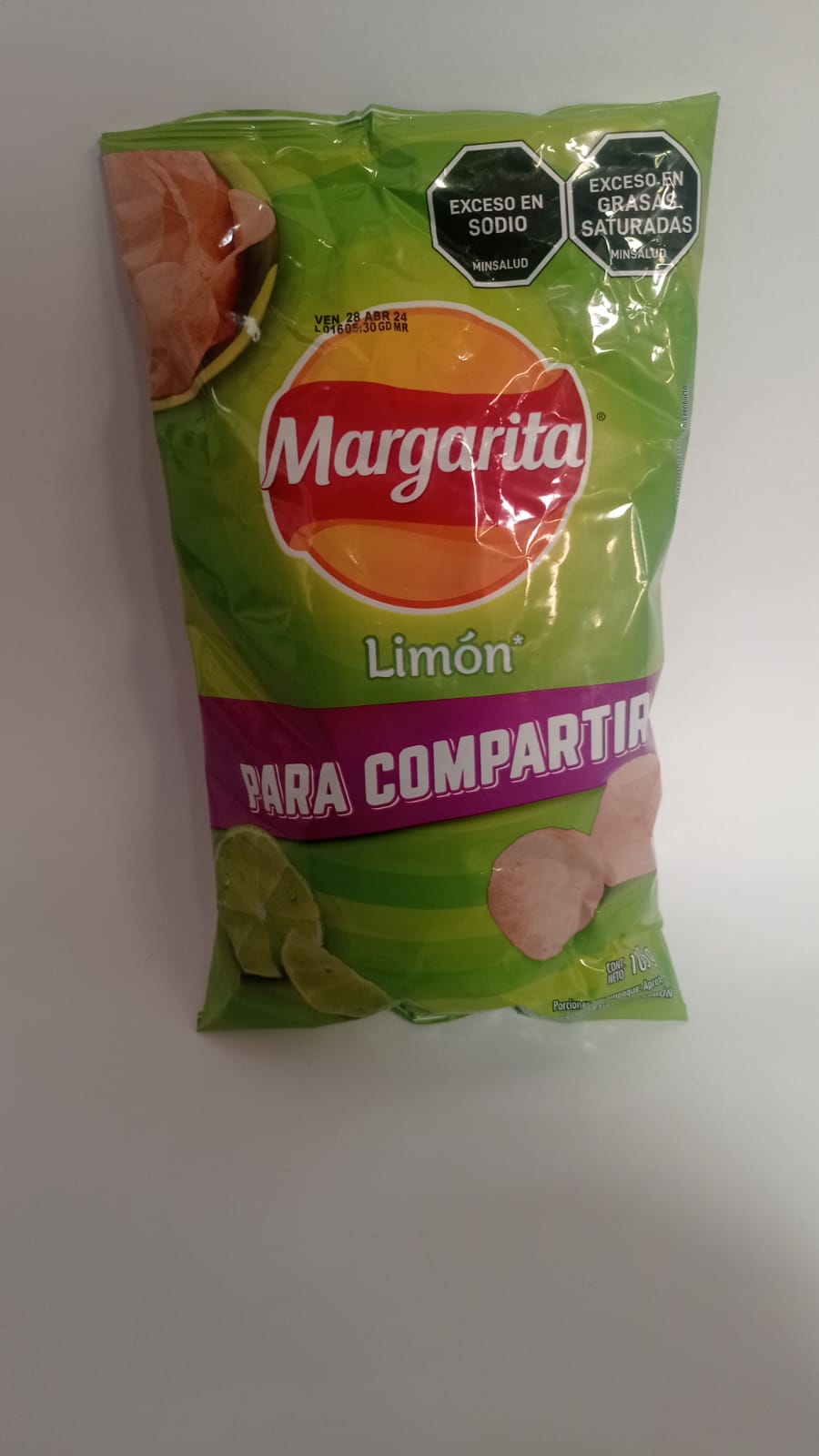 PAPITAS LIMON X 105G