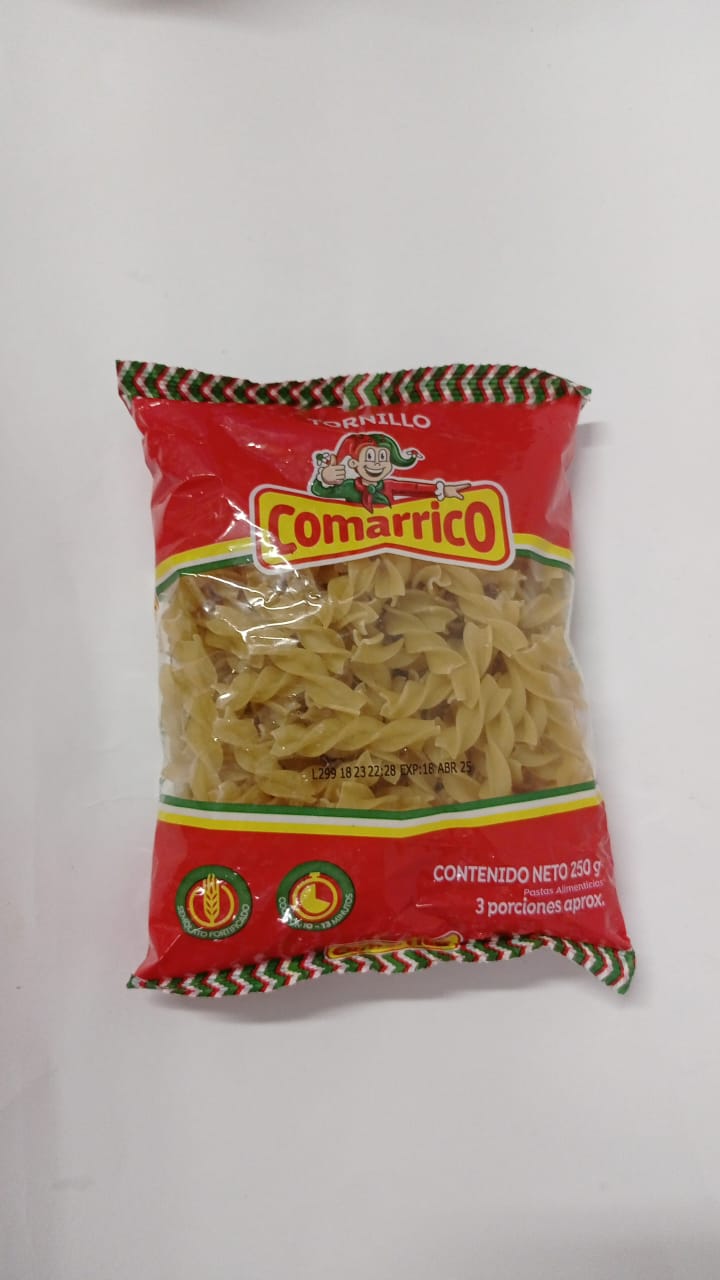 PASTAS COMARRICO X 250G